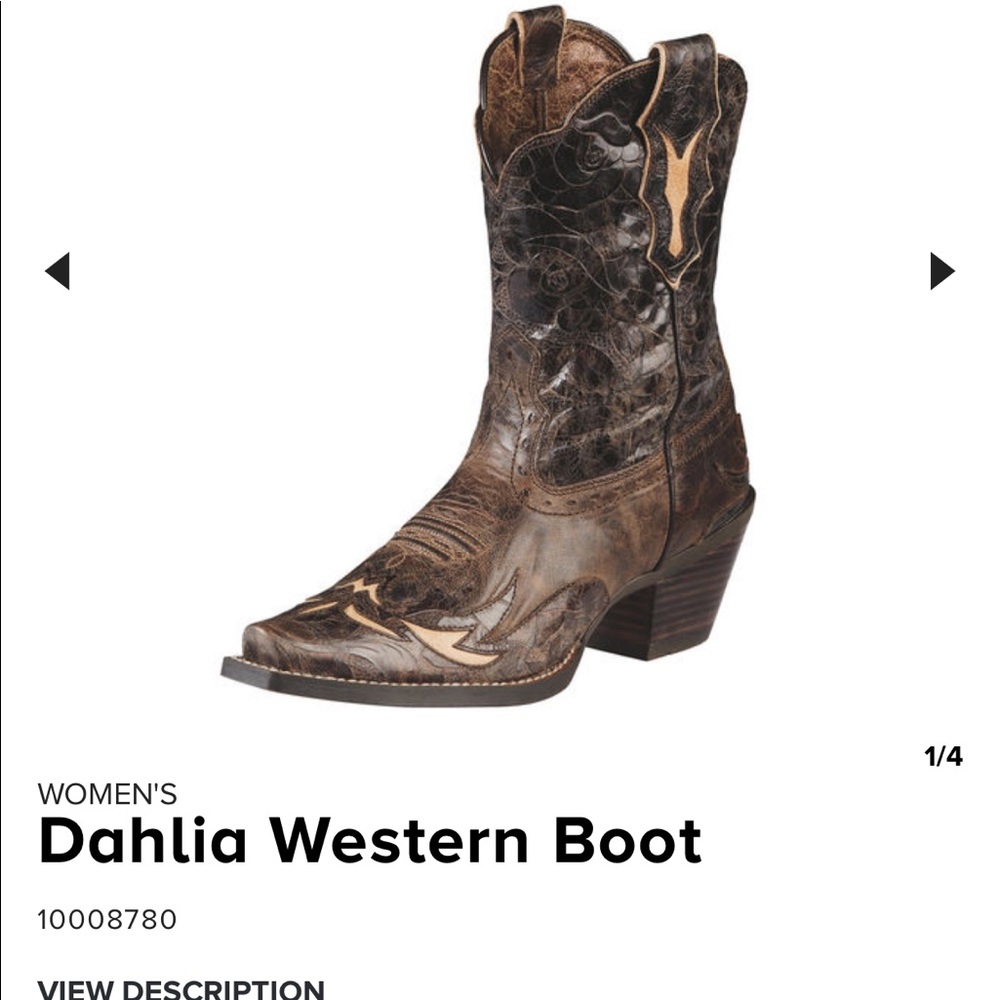 Ariat Dahila western cowgirl boots